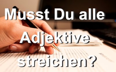 Adjektive im Roman: gut oder böse?