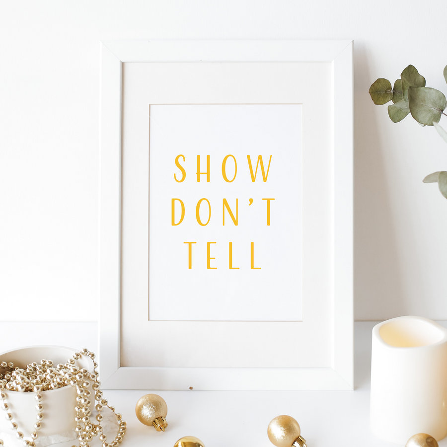 „Show don’t tell“: Moderne Schreibregel oder alter Hut?