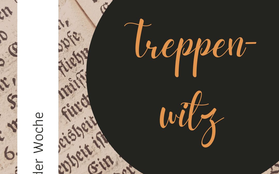 Wort der Woche 060: Treppenwitz