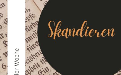 Wort der Woche 090: Skandieren